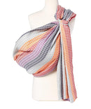 Hip Baby Wrap Ring Sling Baby Carrier for Infants and Toddlers - 100% Soft Cotton Baby Wraps Carrier for Babies 8-35 lbs - Perfect Baby Shower Gifts Moms and Dads - Nursing Cover (Rainbow Honeycomb) by TinyTreasures Baby Boutique