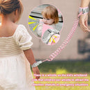 Accmor Reflective Toddler Belt Leash, Anti Lost Wrist Link for Baby, Kid Anti Lost Waist Band Child Leash with Lock for Babies Girls, Child Walking Harness Wristband Rope Tether for Outdoor Travel by TinyTreasures Baby Boutique