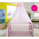 CdyBox Breathable Crib Netting Bed Curtains Canopy for Kids Mosquito Net Bedroom Decor (Pink, Mosquito net) by TinyTreasures Baby Boutique