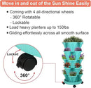 Vertical Planter 5 Tier Stackable Planters Garden Planters Strawberry Herb Flower and Vegetable Planter Indoor Outdoor Gardening Pots with Removable Wheels and Tools by CozyNest Decor