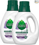 Seventh Generation Concentrated Laundry Detergent, Fresh Lavender scent, 40 oz, Pack of 2 (106 Loads) by TinyTreasures Baby Boutique
