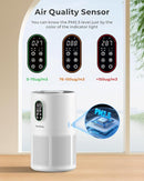 Air Purifiers for Home Large Room up to 1650 ft², WESTHEY H13 True HEPA Air Purifier for Bedroom with Night Light, Air Quality Monitor, Fragrance Sponge, Air Cleaner for Wildfire Smoke Dander Dust by TinyTreasures Baby Boutique
