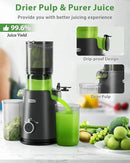 Juicer Machines with Wide Mouth & Large Feed Chute, Professional Cold Press Juicer For Whole Fruits & Vegetables, Self Feeding for Juice Extractor Machine, Easy to Clean, High Juice Yield by CozyNest Decor