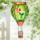 Hummingbird Solar Hot Air Balloon Lantern,Outdoor Decor with Flame Lights Waterproof, Hanging Lights for Garden Yard Lawn Patio, Unique Gifts for Women Mom Grandma Gardener for Mother'Day by GreenHaven Gardens