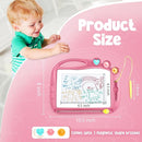Magnetic Drawing Board, Toddler Toys for Age 1 2 3 Boys Girls, Toddler Drawing Board, Birthday Easter Christmas Halloween Kids Toy Gifts for Boys and Girls by TinyTreasures Baby Boutique