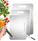 Katuchef Titanium Cutting Board 2025 New Upgrade Pure Titanium Cutting Boards for Kitchen Double Sided Cutting Boards Non Toxic,Hygiene Durable Chopping Board Suitable for Dishwasher Safe(S+M+L) by CozyNest Decor