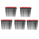 50PCS 13.2x1.5cm Plastic Irrigation Drip Heads Ground Plugged 360 Degree 8 Hole Rod Adjustable Water Flow Drip Irrigation Sprinklers for Garden Residential Watering System by GreenHaven Gardens