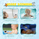 TKY Baby Bath Thermometer with Floating Toys - Digital Water & Room Temperature Monitor, Rechargeable Thermometer with Alerts for Newborn Bath Essentials, Infant Safety by TinyTreasures Baby Boutique