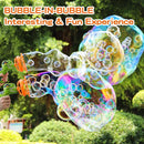 Dinosaur Bubble Blower Bubble Machine Gun for Kids and Toddlers Fun Big Bubble Wand Outdoor Toys for 3 4 5 6 7 8 Years Old Boys and Girls(Green) by TinyTreasures Baby Boutique