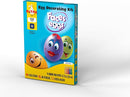 METMA 1999 Egg Decorating Kit Faces - Complete Decorative Eggs Set with Liquid Dyes, Stickers, Egg Spinner, and More - Fun Easter Egg Dye Kit Arts and Crafts for Kids (Faces Eggs) by TinyTreasures Baby Boutique