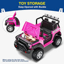 L8 2 Seater Ride On Car, 12V Kids Electric Car w/Remote Control, 4-Wheel Suspension, Bluetooth Speaker, Multi Music Modes, 3 Speeds, LED Lights, Xmas & Birthday Gift Ideas for Kids Ages 3+ by TinyTreasures Baby Boutique