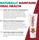 Coral Nano Silver Cinnamon Tea Tree Toothpaste, Natural Fluoride Free Teeth Whitening Toothpaste, Coral Calcium Nano Silver Infused SLS Free 4 Ounce by CozyNest Decor