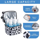 Breastmilk Cooler Bag with Ice Pack Fits 6 Baby Bottles up to 9 Ounce, Breast Milk Pump Cooler Bag with Shoulder Strap for Nursing Mom Daycare, Work, Travel by TinyTreasures Baby Boutique