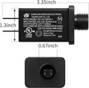 Replacement Yard Inflatable Adapter Power Supply Adaptor - 12V 1.0A 2Pcs - Inflatable Plug Replacement Class 2 Power Supply - for Halloween/Christmas Tree Light Yard Blow Up Decorations by GreenHaven Gardens
