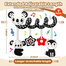 Black and White High Contrast Baby Toys - Sensory Infant Hanging Carseat & Stroller Toy for Newborns 0-6,6-12Months Perfect Easter Birthday & Baby Shower for Babies Boys Girls by TinyTreasures Baby Boutique