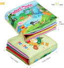 teytoy My First Soft Book,Nontoxic Fabric Baby Cloth Books Early Education Toys Activity Crinkle Cloth Book for Toddler, Infants and Kids Perfect for Baby Shower -Pack of 6 by TinyTreasures Baby Boutique