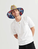 Straw Hat for Men & Women | Lifeguard Hat, Beach Hat & Sun Hat | UPF 50+ Wide Brim for Sun Protection | One Size | Hemlock by GreenHaven Gardens
