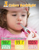 8 Seconds Digital Oral Thermometer for Adults and Kids, Accurate & Safe Baby Thermometer with Fever Alarm, 3 Backlits Display, Flexible Tip, Medical Basal Thermometer for Rectal, Underarm by TinyTreasures Baby Boutique