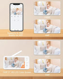 ARENTI 4MP 2.4G&5G WiFi Baby Monitor with 2 Cameras and Audio, Night Light, Auto Traking, Cry&Motion Detection, Temperature Sensor, App Control by TinyTreasures Baby Boutique