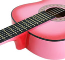 Smartxchoices 38" Acoustic Guitar Bundle with Gig Bag Strap Pitch Pipe Extra Strings Set Pick PINK 6 String for Beginners Starter Kids Girls Youths Students Right-handed (PINK) by TinyTreasures Baby Boutique