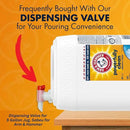 Arm & Hammer Liquid Laundry Detergent Professional, Clean Burst, 5 Gallon (Pack of 1) 640 Loads by CozyNest Decor