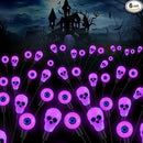 Solar Halloween Lights Outdoor, Scary Eyeball Lights, 4PACK 32LED, IP65 Waterproof, Decor for Garden/Yard/Patio/Lawn/Pathway (Purple) by CozyNest Decor