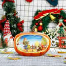 Fall Decor Snow Globe Lighted Pumpkin Thanksgiving Decoration Swirling Glitter Snow Globes Pumpkin Table Accent for Fall Harvest Day Decorations,Pumpkin&Scarecrow by CozyNest Decor