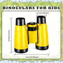 Libima 24 Pcs Binoculars for Kids Educational Compact Kids Binoculars with Neck String Toddler Telescope for Boys Girls Learning Bird Watching Camping Hiking Travel Safaris Birthday Gifts(Yellow) by TinyTreasures Baby Boutique