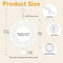 Sublimation Wind Spinner Blanks, 10 Pack10 Inch 3D Aluminum Metal Hanging Wind Spinner Bulk for Garden Yard Outdoor, Window Porch Decoration for Heat Press Transfer DIY by GreenHaven Gardens