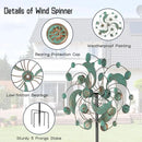 DREAMYSOUL Wind Spinner, Kinetic Wind Spinners Outdoor Metal, Garden Spinner for Yard Outside Patio Lawn Decor (Green & Cooper) by GreenHaven Gardens