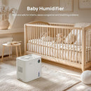 Evaporative Humidifier for Bedroom, 5L Quiet No Mist Humidifier With Aroma Diffuser, 14H Timer, Top-Fill, 5 Speed, No White Dust, Easy to Clean, for Baby, Nursery, Home & Office by TinyTreasures Baby Boutique