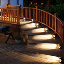 JSOT Solar Step Lights - Outdoor Stair Lights 12 Pack Deck Light Solar Powered Decor Light for Garden Yard Patio Front by GreenHaven Gardens