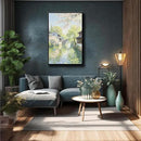 Small bridge stream house Jiangnan style landscape poster suitable for living room bedroom office natural oil painting poster by CozyNest Decor