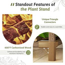 63'' Tall Plant Stand Indoor Outdoor 14-Tier Heavy Duty Plant Shelf for Plants Large Plant Stands for Living Room Garden Balcony Patio Hanging Planter Stand by GreenHaven Gardens
