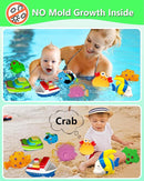 Bath Toys for Kids Ages 1-3 - Mold Free Bath Toy for Babies 6-12 Months - Toddler Pool Bathtub Water Table Toys - Valentines Day Gifts for 1 2 3 Year Old Boys Girls Easter Basket Stuffers Toy Boats by TinyTreasures Baby Boutique