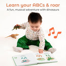 Cali's Books Dinosaur Alphabet Book for Toddlers 1-3 - Learn Dino ABC, Musical Books for Kids, Interactive Talking Baby Toddler Sound Book, Educational Song Learning Toys Singing Music Toy for Babies by TinyTreasures Baby Boutique