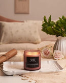 M&SENSE Rose Oudwood Scented Candle, 11.6oz 70 Hours Natural Soy Wax Long Lasting Slow Burning Candles, 2 Wick Relaxing Aromatherapy Gifts for Home Decor by CozyNest Decor