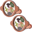 2PCS Natural DIY Kaleidoscope Kit, Outdoor Classic Handmade Education Toys, Magic Wooden Rotating Kaleidoscope Making Set, Best Gift for Nature Lovers (2 Pcs Planets) by TinyTreasures Baby Boutique
