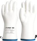 LANON Liquid Silicone Gloves, Heat Resistant Oven Gloves with Fingers, Food Grade, Waterproof, White, Large by GreenHaven Gardens
