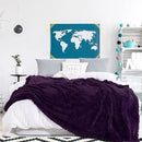 GONAAP Fuzzy Faux Fur Throw Blanket Purple Super Soft Cozy Plush Fuzzy Shaggy Blanket for Couch Sofa Bed (Purple, Throw(40"x50")) by CozyNest Decor