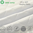 Brandream White Crib Bedding Set 6 Pieces Baby Nursery Collection with 2 packs Window Valance,Quilt,Crib Sheet,Dust Ruffle-100% Washed Cotton Like Linen Supersoft Classic Quilted Plaid Off White Cream by TinyTreasures Baby Boutique