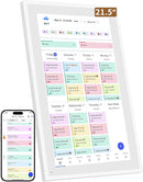 Smart Digital Calendar: 21.5-Inch Electronic Wall Calendars & Chore Chart, Full HD Interactive Touchscreen Display for Family Schedules Planner,Seamless Scheduling/Organizing-Wall/Desk Mountable by TinyTreasures Baby Boutique
