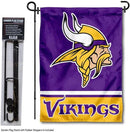 WinCraft Minnesota Vikings Garden Flag with Stand Holder by GreenHaven Gardens