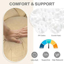Aoodor 19" x 19" x 5" Tufted Outdoor Chair Cushions, Water Resistant & Fade Resistant Polyester Dining Chair Pads with 2 Straps for Patio Furniture, Set of 2 by GreenHaven Gardens
