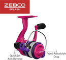 Zebco Splash Junior Spinning Reel and Fishing Rod Combo, 4-Foot 2-Piece Fishing Pole, Size 10 Reel, Changeable Right- or Left-Hand Retrieve, Pre-Spooled with 6-Pound Zebco Line by TinyTreasures Baby Boutique