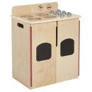 ECR4Kids Play Kitchen Stove, Wooden Playset, Natural by TinyTreasures Baby Boutique
