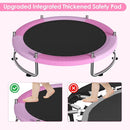 Trampoline for Kids, Upgrade Full Anti-Rust 440lbsToddler Trampoline with Net, Upgraded Ring Legs with Adjustable Gymnastics Bar&Toys, Gifts for Ages 1-8 Boys&Girls by TinyTreasures Baby Boutique