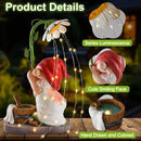 WINTS Garden Gnomes Outdoor Statue with Solar Lights,Bathing Large Funny Gnome Solar Garden Decorations for Lawn, Balcony, Yard,Patio Gnome Gifts for Mom by GreenHaven Gardens