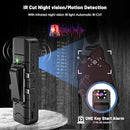Body Camera with 1.4” Screen Audio and Auto Video Night Vision 1440P UHD Mini Police Wearable Body Worn Cam Portable Small Personal Camcorder Sport Action Outdoor Video Recorder (2K-128GB) by TinyTreasures Baby Boutique
