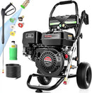 4200 PSI Gas Pressure Washer, 4.0 Max GPM 212CC 7HP Commercial Gas Power Washer, Spray Gun and Wand, 5 Nozzle Set, for Cars/Fences/Driveways/Homes/Patios/Furniture by GreenHaven Gardens